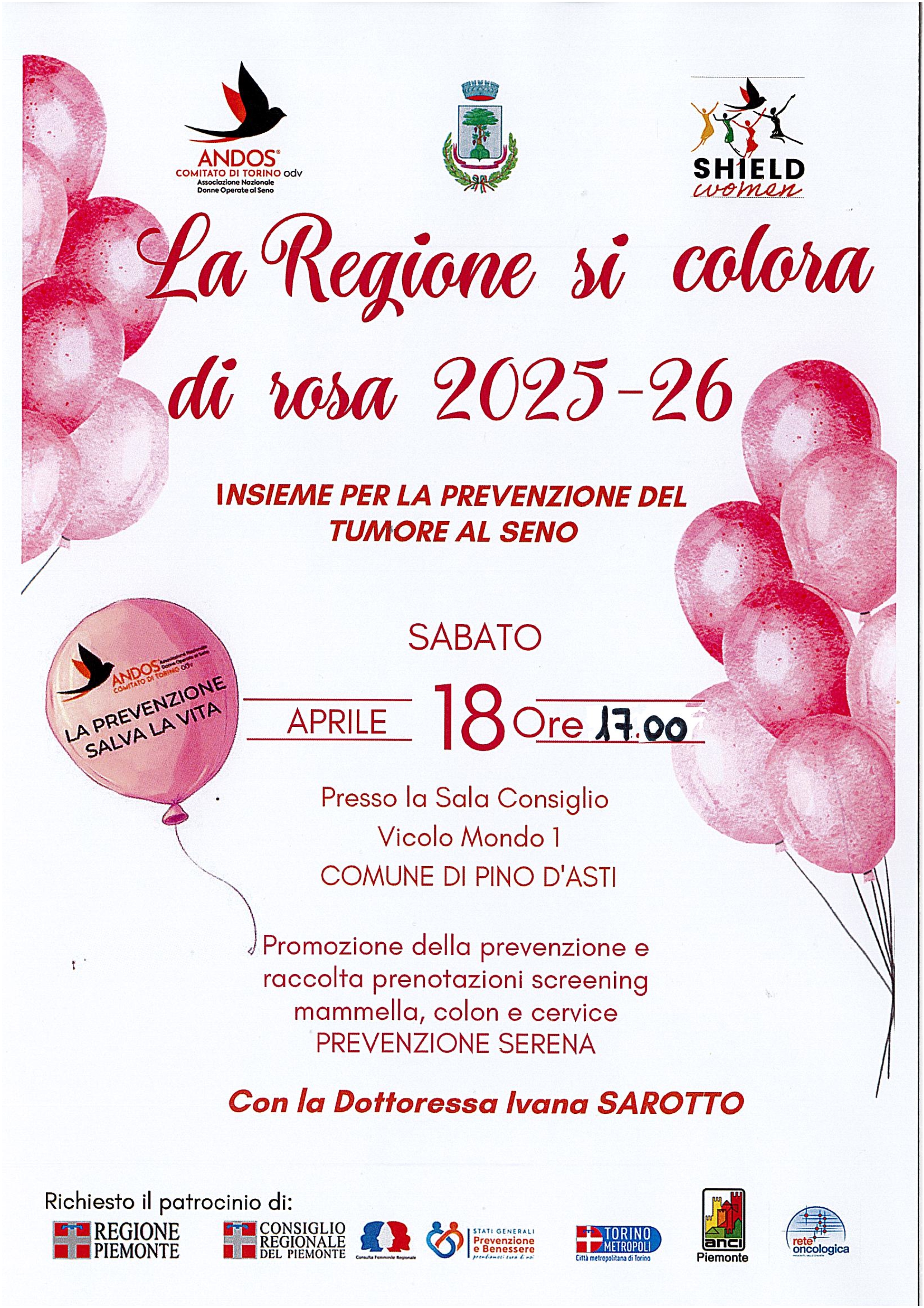 "Pino d'Asti si prende cura di te" - Giornata di prevenzione